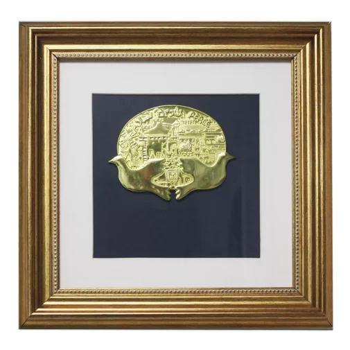 יונת יודאיקה במסגרת זהב