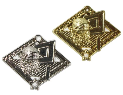 מדליות כדורסל מעויין 50 מ"מ.