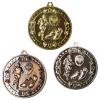 מדליות ריצה קוטר 70 מ"מ.