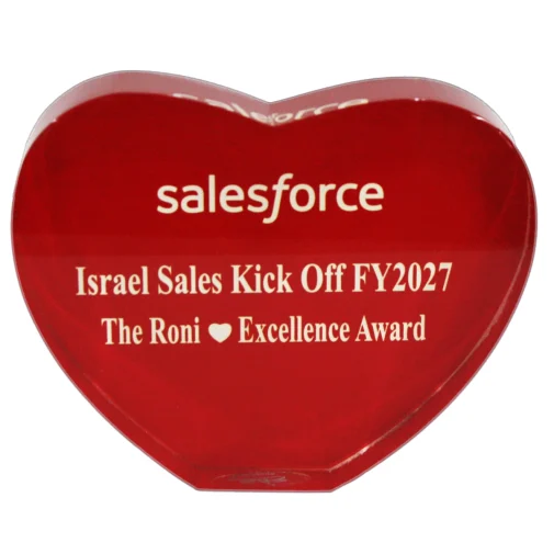 קריסטל לב - הדפס U.V