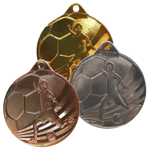 מדליות כדורגל 50 ממ.